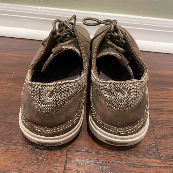 OluKai Brown Oxford Shoes with Suede Finish - Picture 8 of 8